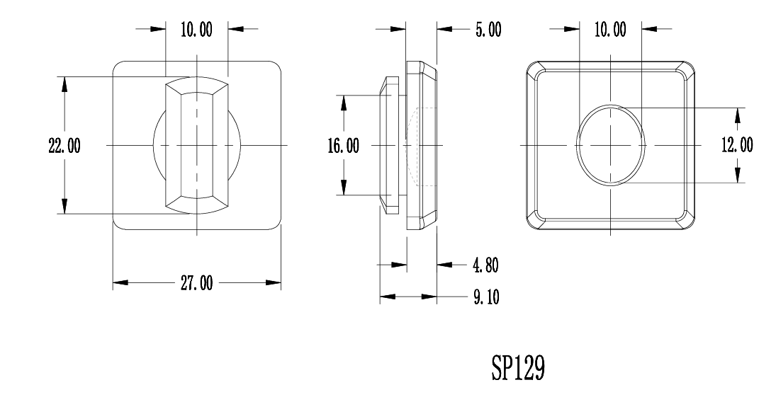 Plastic Feet Pad SF129